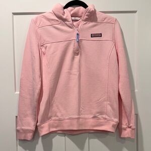Vineyard Vines Light Pink Fleece Pullover VGC